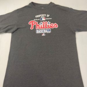 Philadelphia Phillies Baseball Youth Size XL Shirt Sleeve Shirt